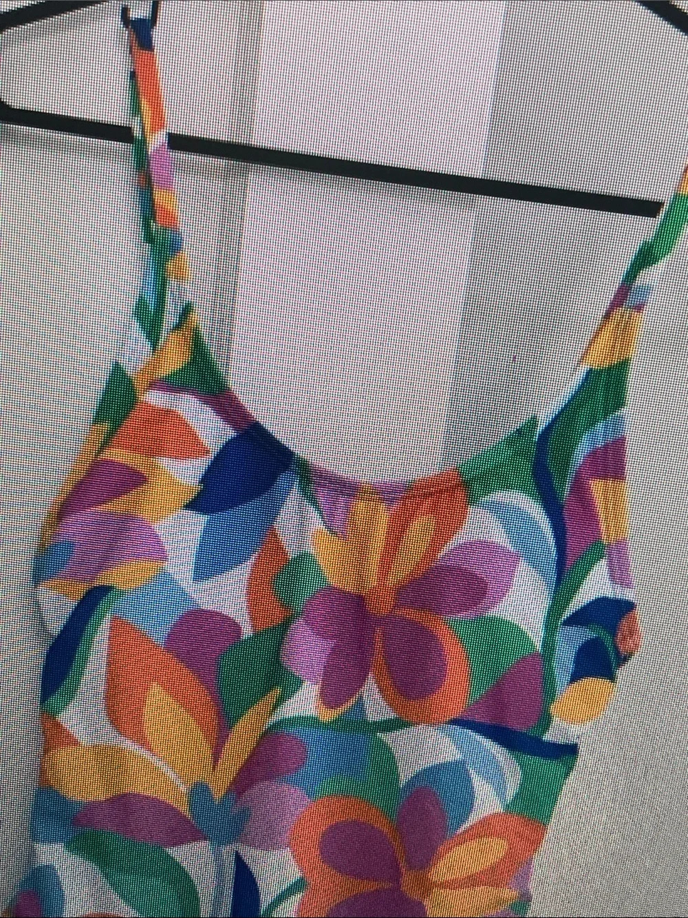 Hurley Bright Multi-Color Floral One-Piece